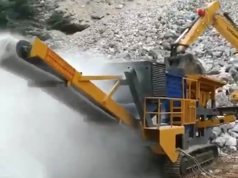 履帶式移動破碎機(jī)
